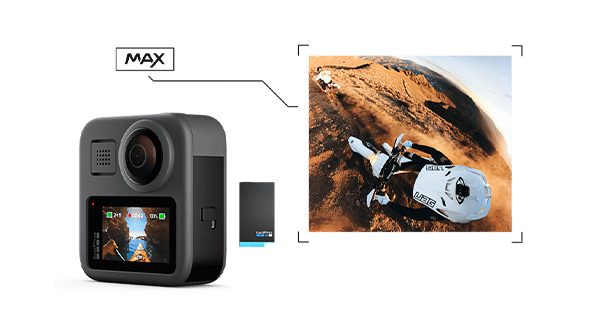 GoPro Max 360 sử dụng viên pin 1600mAh