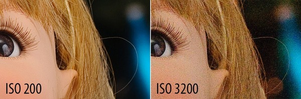 Chất lượng hình ảnh khi ISO ở mức cao và ISO ở mức thấp