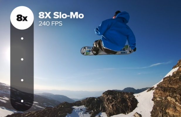 Quay Slow Motion 8x ở tốc độ khung hình cao