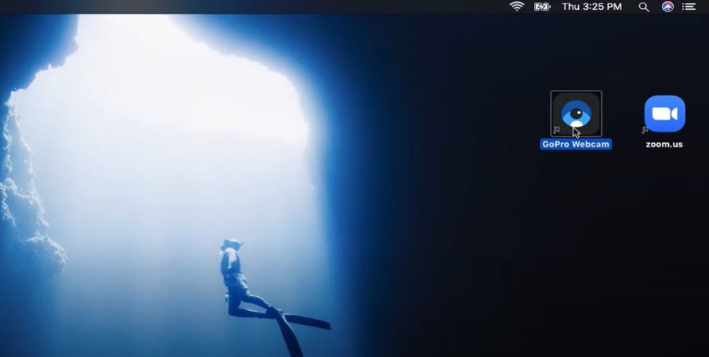 Cài đặt và khởi động ứng dụng Webcam GoPro